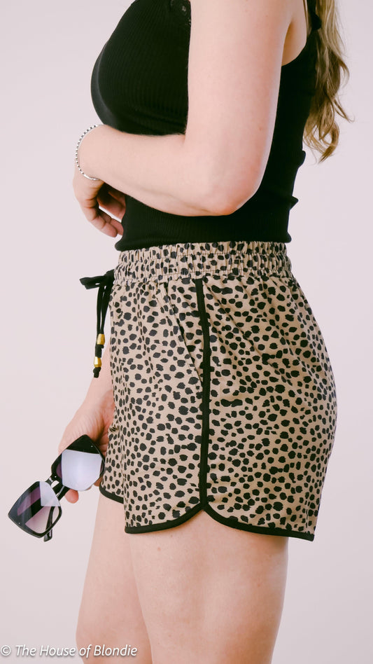 Cheetah Knockabout Shorts by www.thehouseofblondie.com