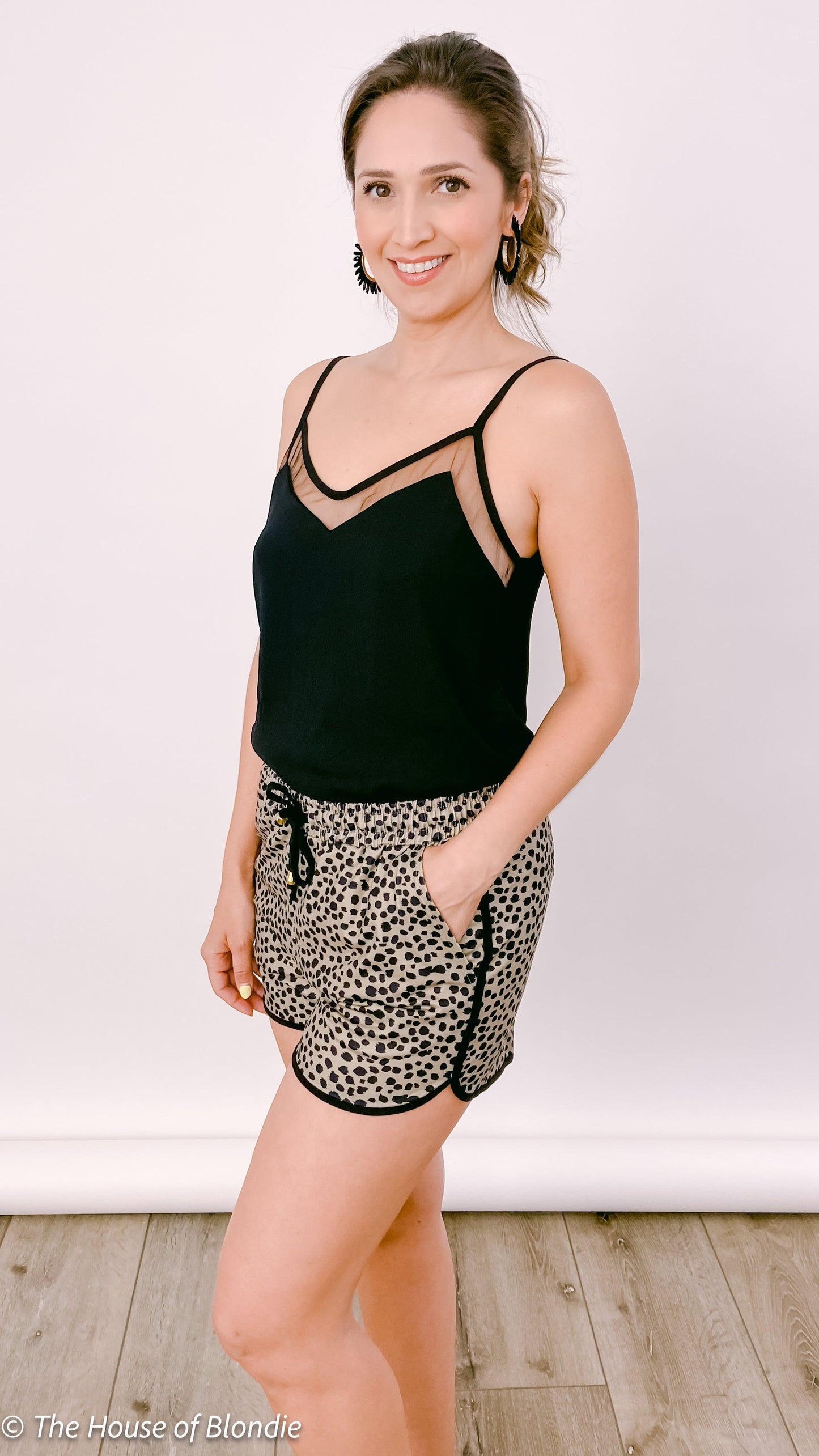 Cheetah Knockabout Shorts by www.thehouseofblondie.com