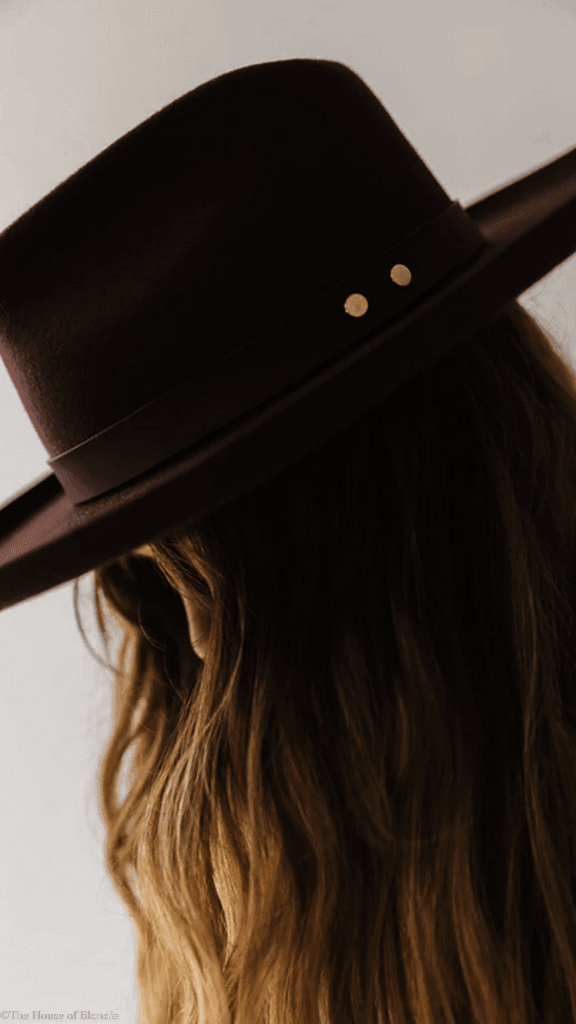 Gigi Pip Luca Dark Cherry Fedora Hat by www.thehouseofblondie.com