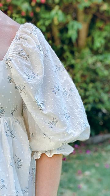 Grace Puff Sleeve Floral Mini Dress by www.thehouseofblondie.com