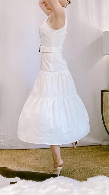 Ian Tropical Belted Sleeveless Dress by www.thehouseofblondie.com