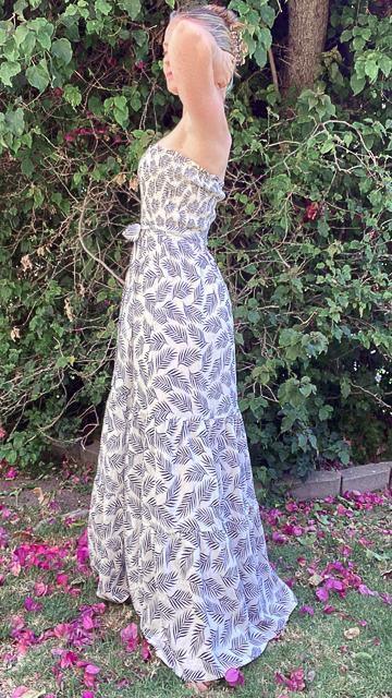 Kala Tropical Print Smocked Maxi Dress by www.thehouseofblondie.com