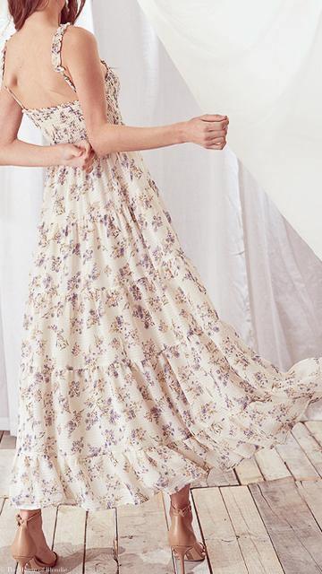 Lolanthe Floral Smocked Maxi Dress by www.thehouseofblondie.com