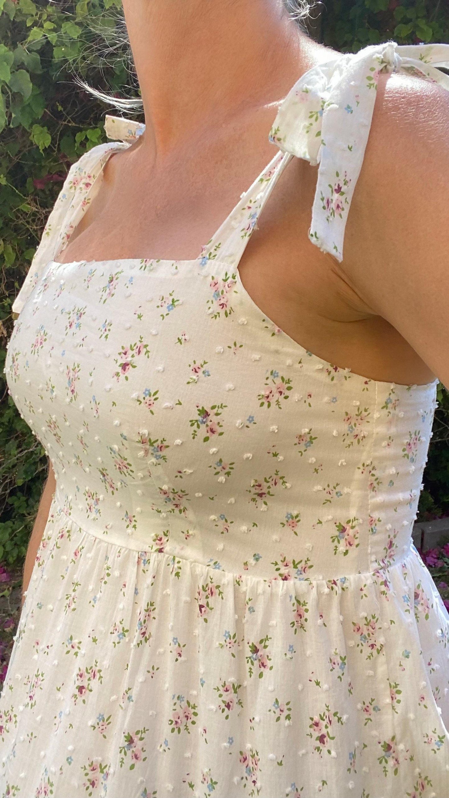Meca Floral Self-Tie Tiered Midi Dress by www.thehouseofblondie.com