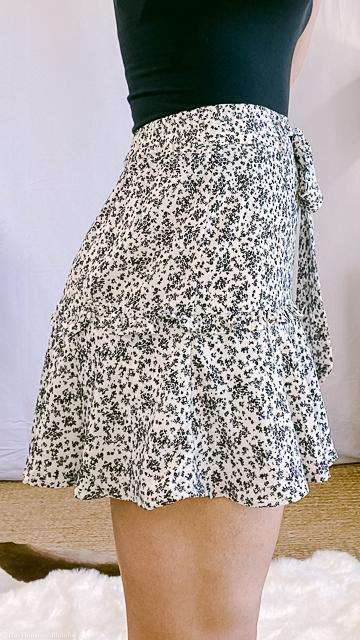 Sabrina Ditsy Floral Ruffle Skort by www.thehouseofblondie.com