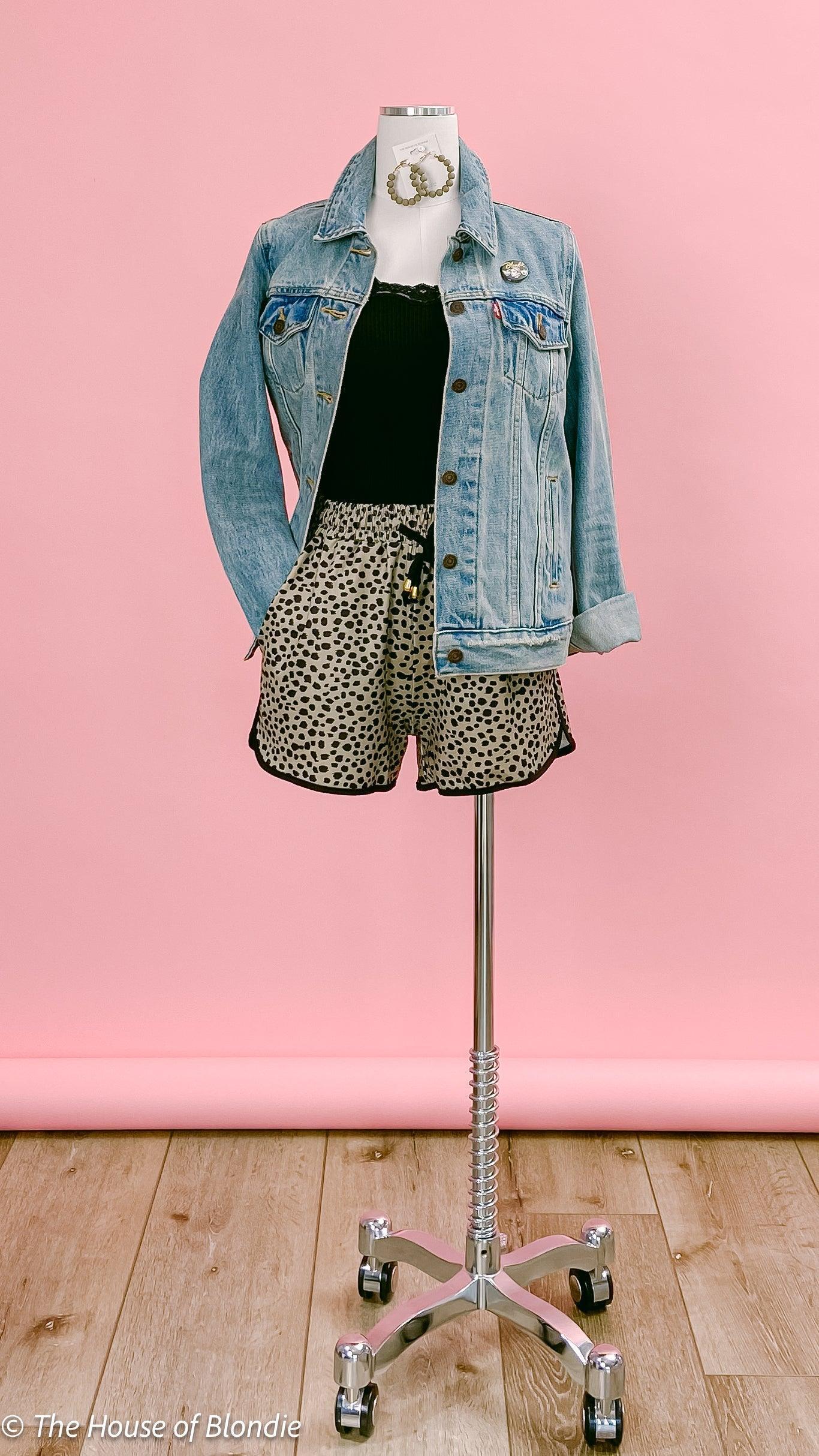 Taupe Beaded Hoop Earrings by www.thehouseofblondie.com