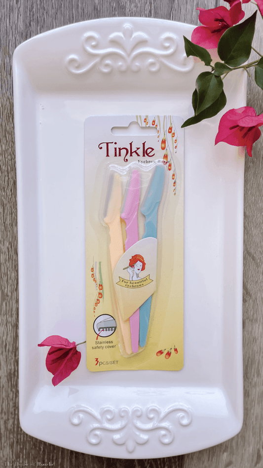 Tinkle Eyebrow Razor, Hair Trimmer Dermaplaning Shave Tool (3pcs/Set) by www.thehouseofblondie.com