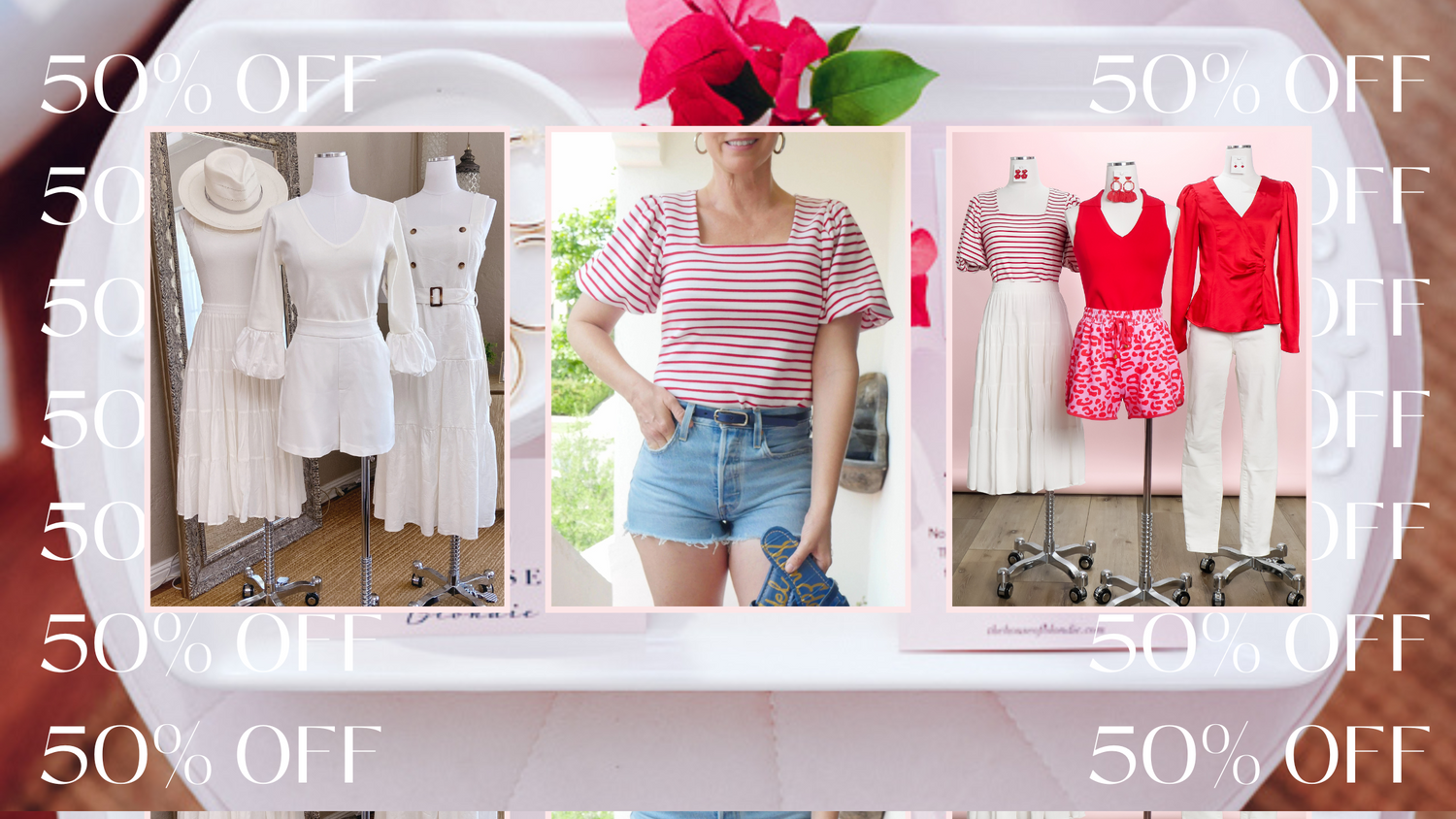 The House of Blondie 50% off End of Summer Sale 2025 website cover