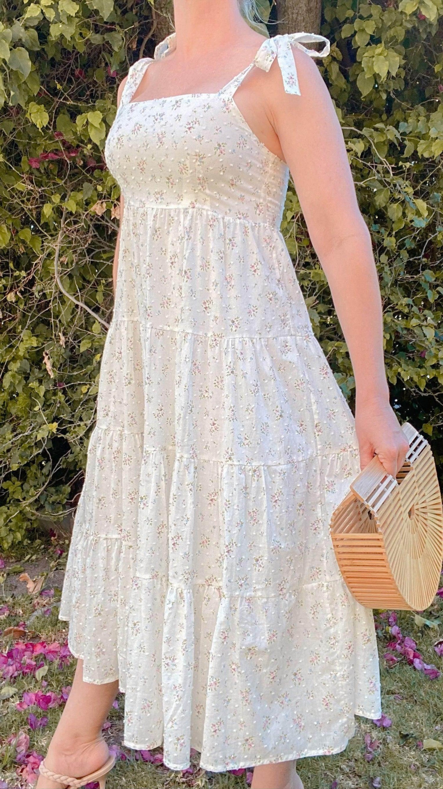 Meca Floral Midi Dress