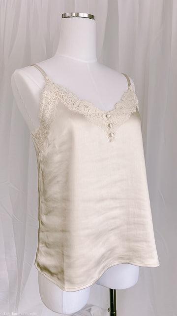Alexandre V-Neck Lace Detail Cami by www.thehouseofblondie.com