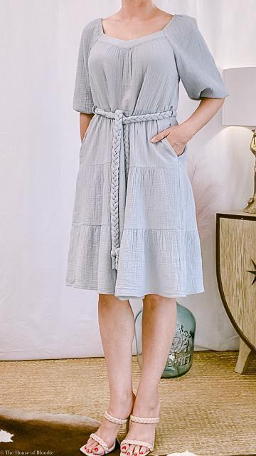 Anna Tiered Midi Dress by www.thehouseofblondie.com