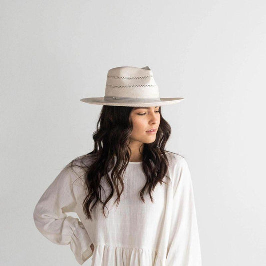 Arlo White Fedora Hat by www.thehouseofblondie.com
