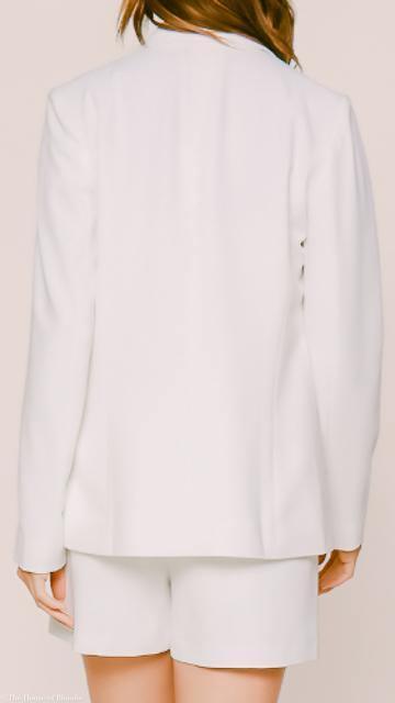 Bianca Tailored Welt Pocket Open Blazer by www.thehouseofblondie.com