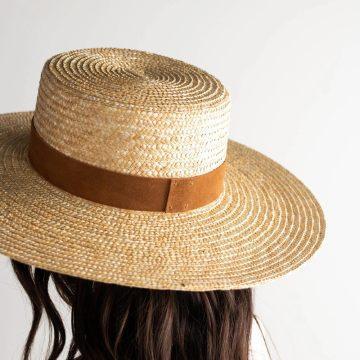 Capri Straw Boater Hat by www.thehouseofblondie.com