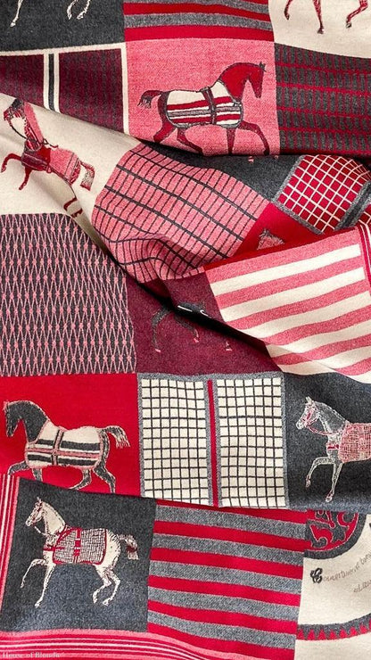 Equestrian Jacquard Pashmina Shawl by www.thehouseofblondie.com