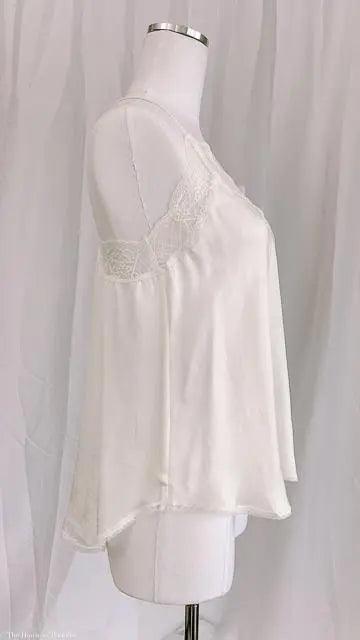Eva Silk Blend Lace Trim Slip Cami by www.thehouseofblondie.com