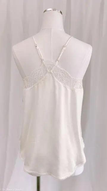Eva Silk Blend Lace Trim Slip Cami by www.thehouseofblondie.com