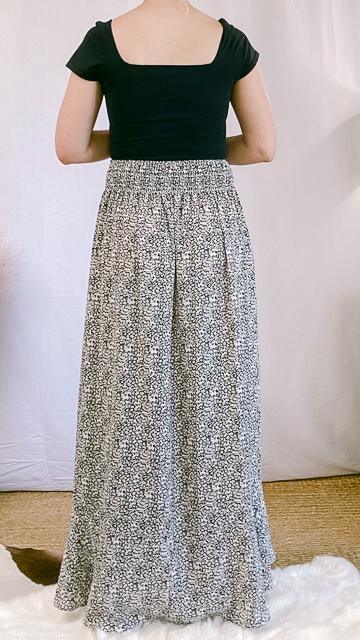 Grayson Ditsy Floral Front Slit Maxi Skirt by www.thehouseofblondie.com
