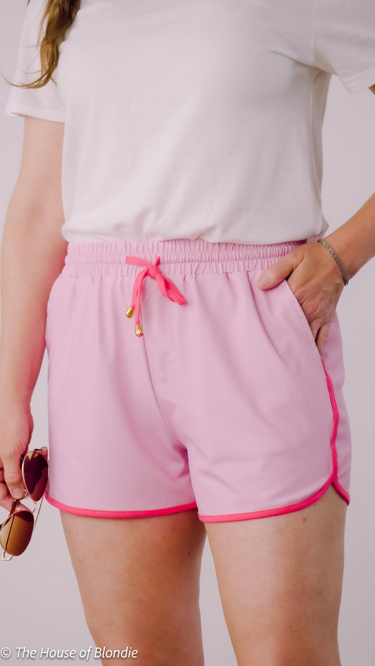 Think Pink Knockabout Shorts by www.thehouseofblondie.com