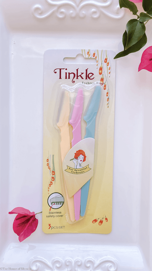 Tinkle Eyebrow Razor, Hair Trimmer Dermaplaning Shave Tool (3pcs/Set) by www.thehouseofblondie.com